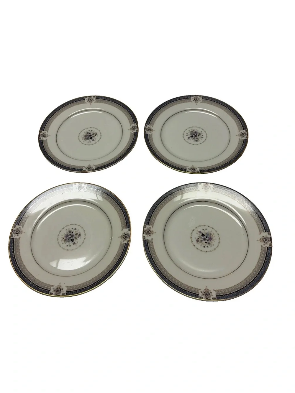 MIKASA Grande Ivory TROPEZ set of 4 salad plates 7.5” NEW CONDITION